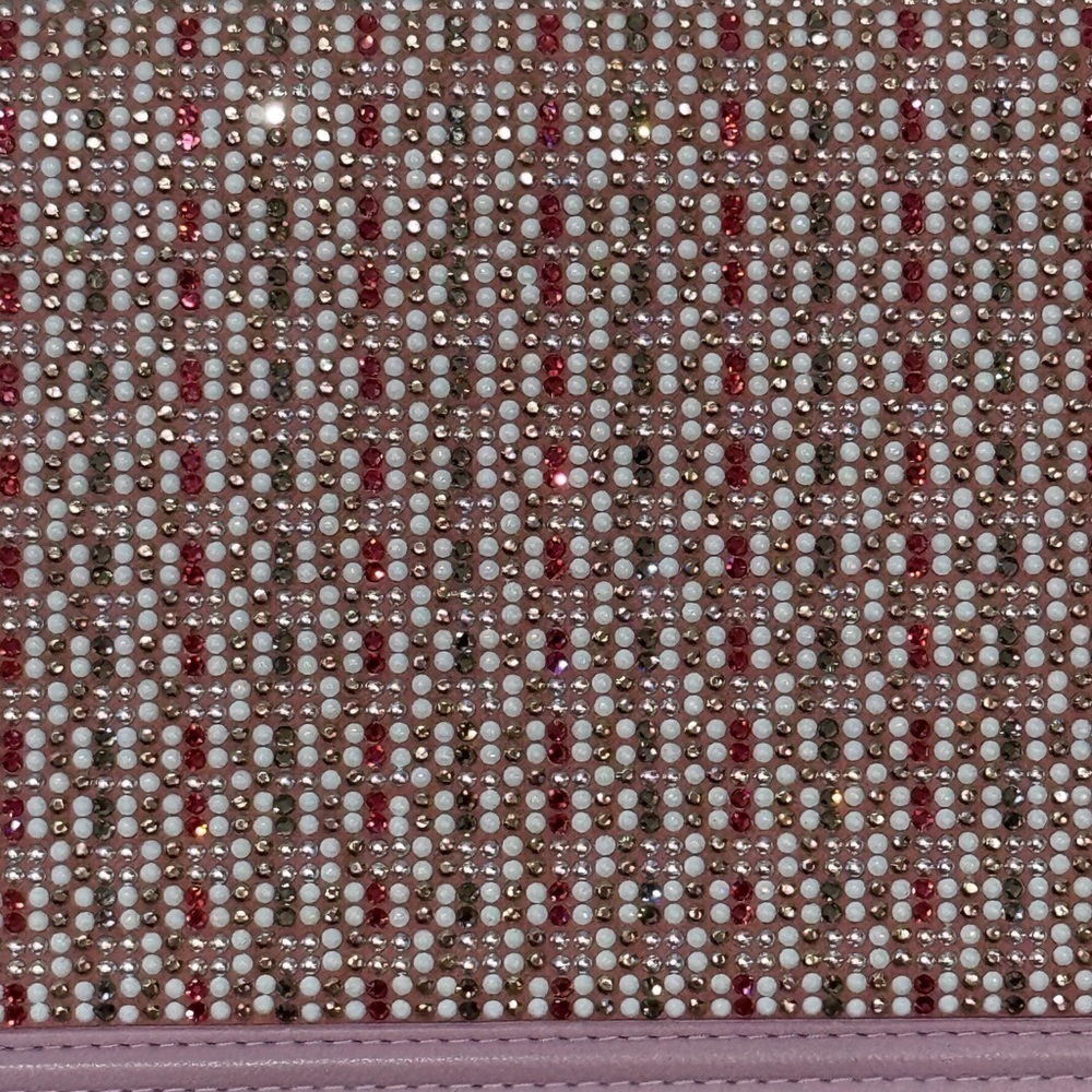 CHANEL Pink Crystal Boy WOC Lambskin Leather CC Crossbody Bag A80287 EUC COA LTD - Picture 10 of 16